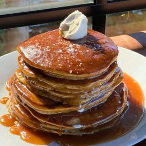 Sticky Toffee Pancakes