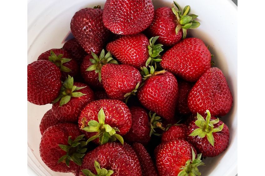 Close up of strawberries