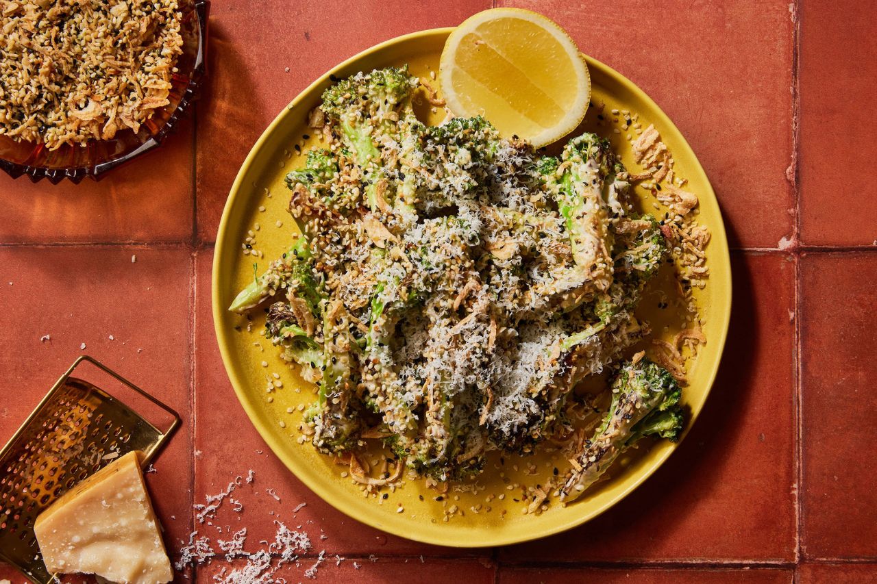 Charred Broccoli Caesar