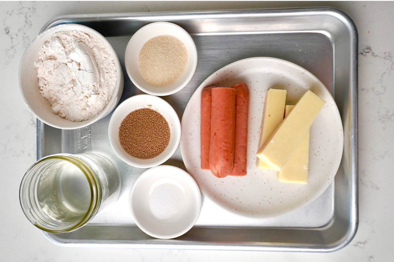 Korean Corn Dogs prep