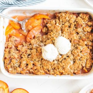 Peach Halvah Crisp