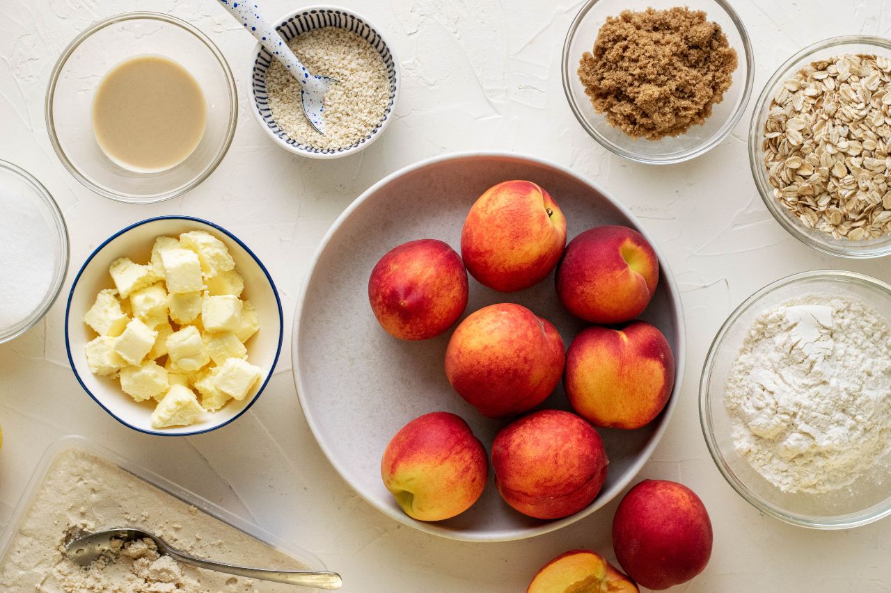 Peach Halvah Crisp Prep