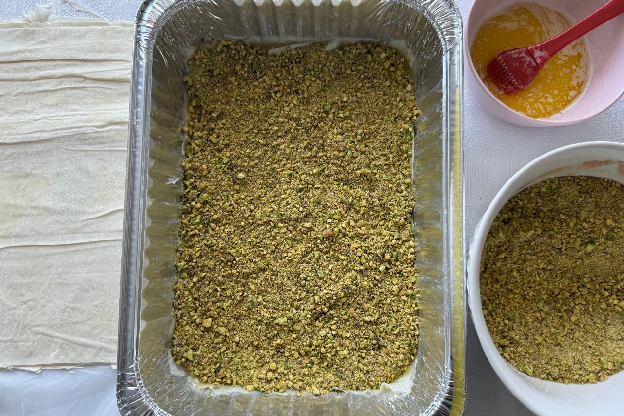 Pistachio baklava