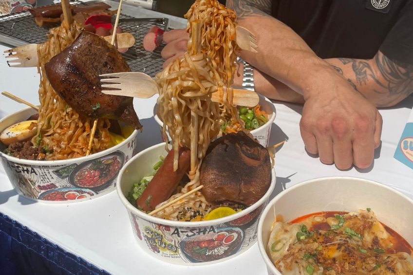 super fly ramen noodles at the cne