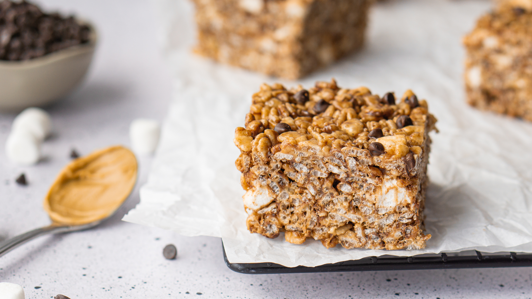 chocolate peanut butter crispy rice treats