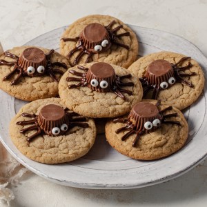 Peanut Butter Spider Cookies