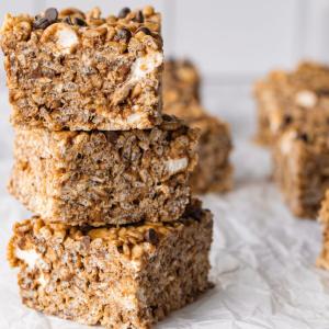 Chocolate Peanut Butter Crispy Rice Treats