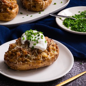 French Onion Twice Baked Potatoes