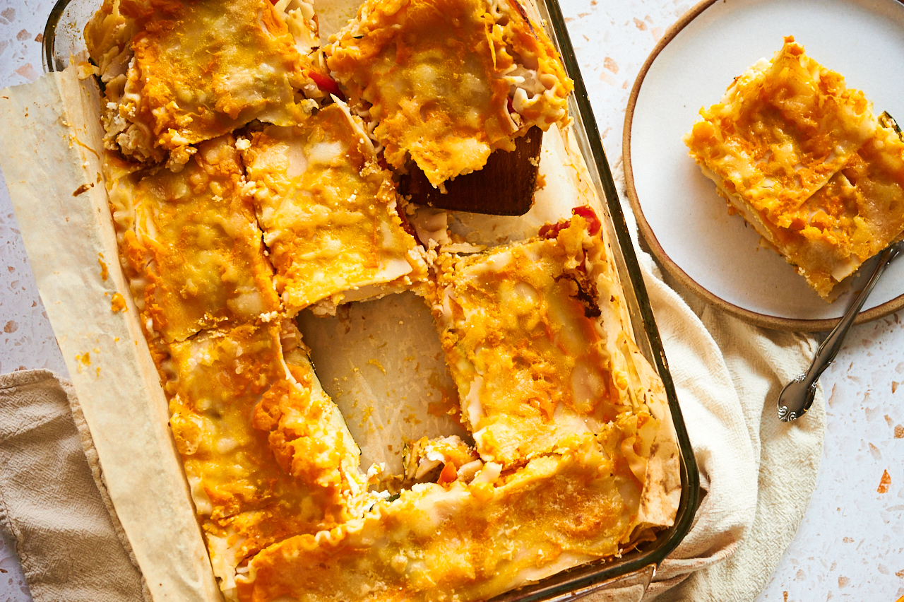 Roasted Butternut Squash Lasagna