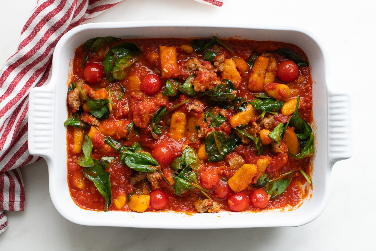 Sweet Potato Gnocchi Casserole