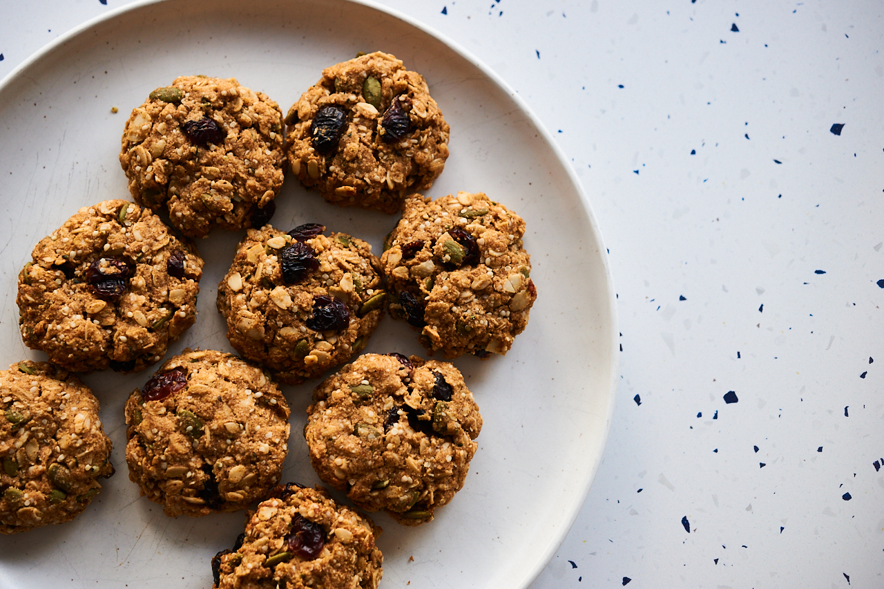 High-protein breakfast cookies