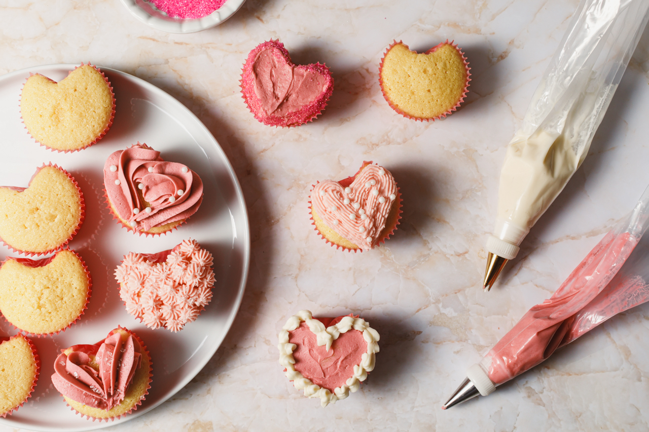 Valentine's Day cupcakes