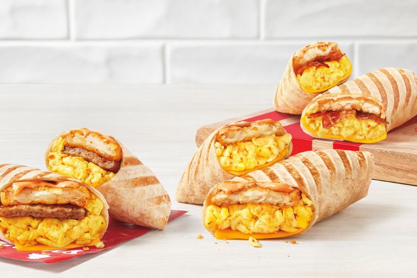 Tim Hortons egg wraps