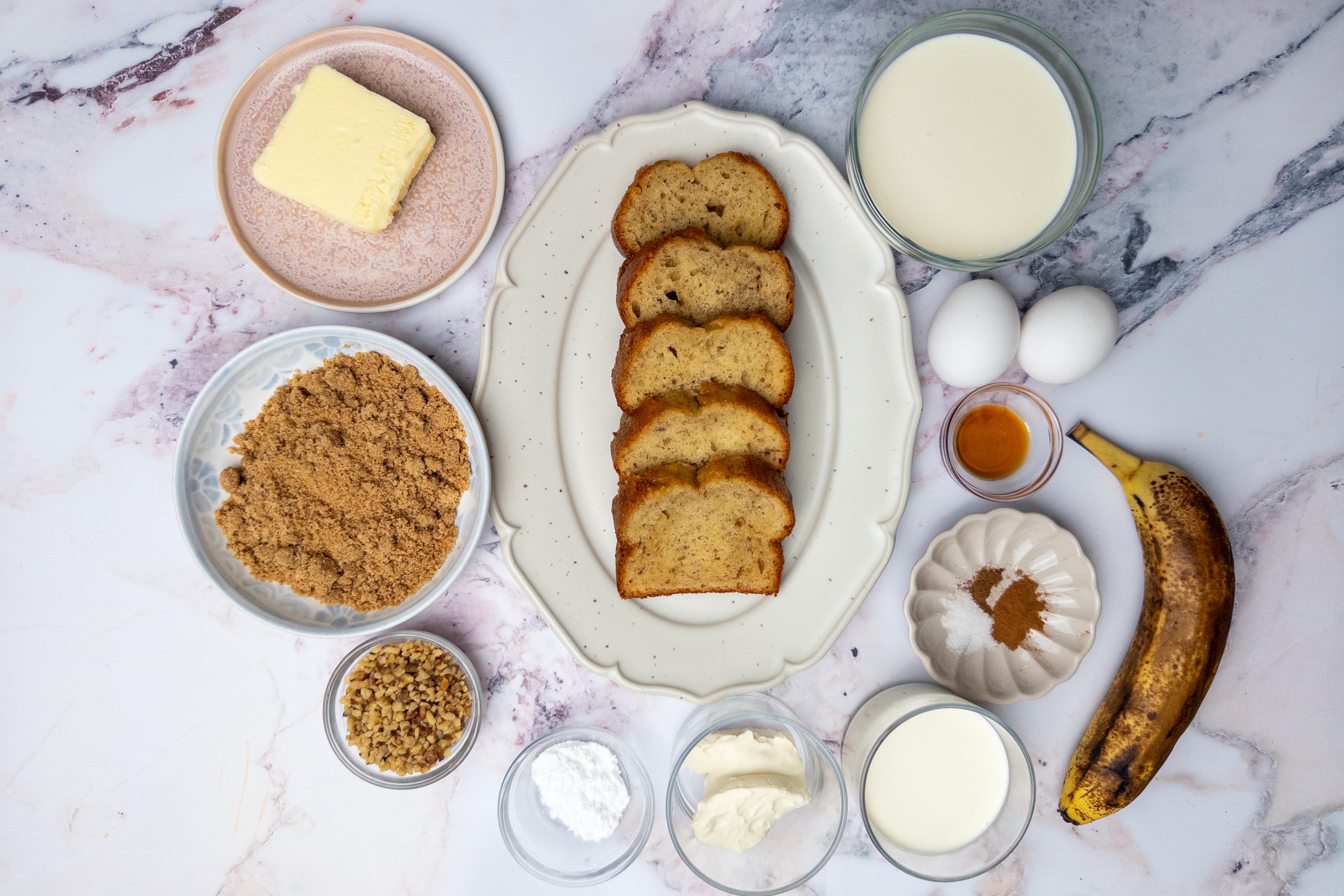 Banana bread french toast