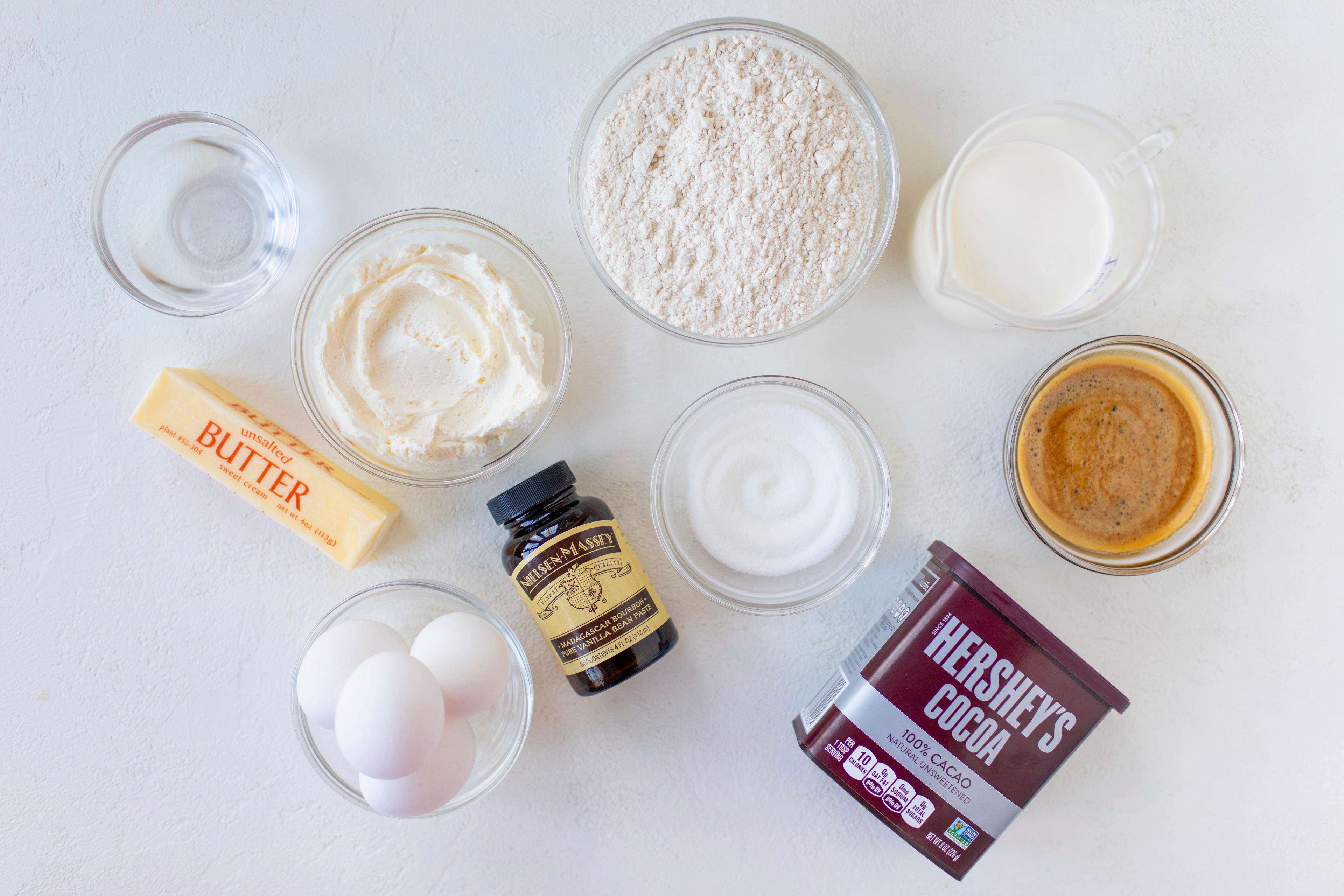 Crepe cake ingredients