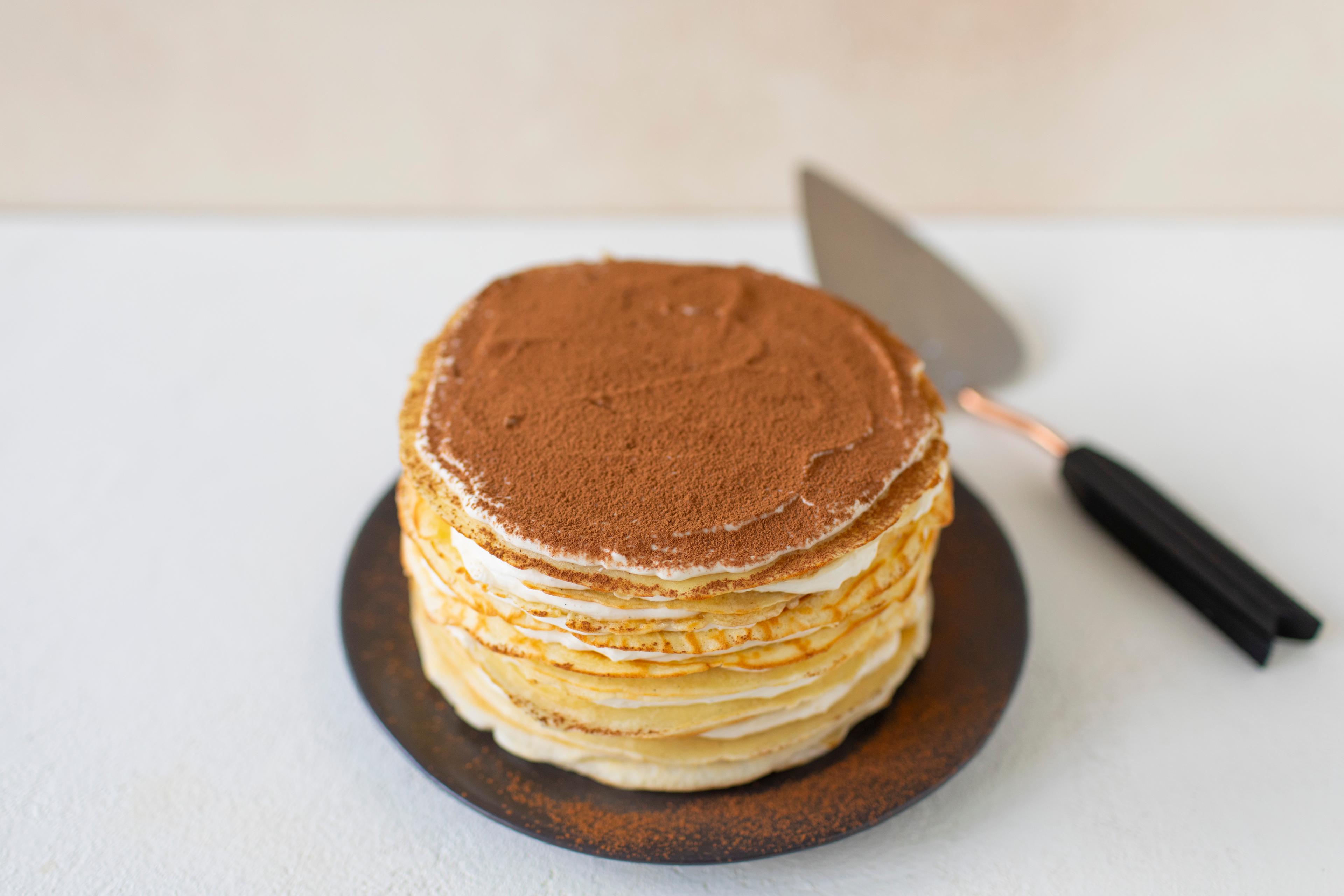 Tiramisu Crepe Cake