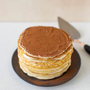 Tiramisu Crepe Cake