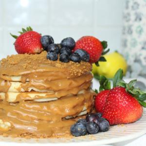 Biscoff Cookie Butter Pancakes