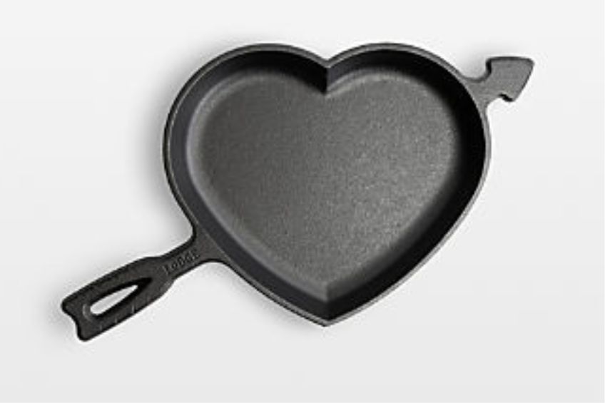 Heart shaped skillet