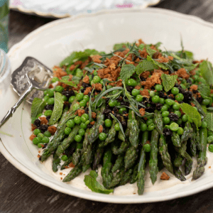 Asparagus With Creamy Cashew Vinaigrette