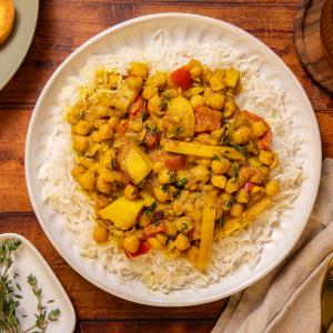 Caribbean Curry Chickpeas