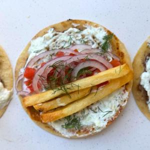 Smash Gyro Tacos