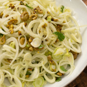 Fennel Salad with Spicy Green Olives