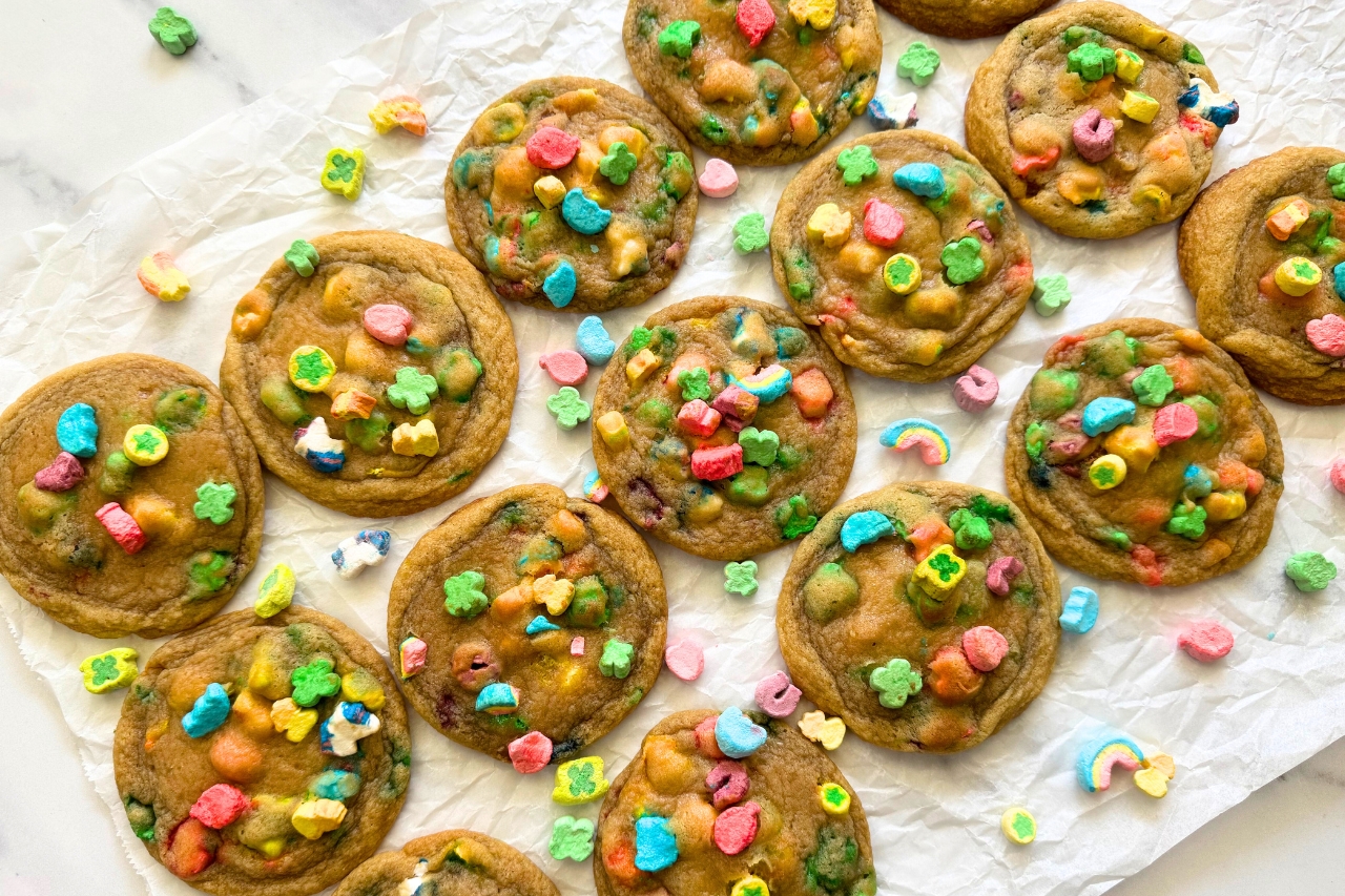 Lucky marshmallow cookies