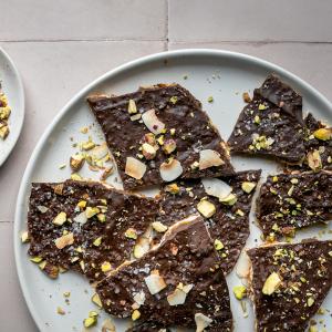 Salted Toffee and Chocolate Matzah Crunch