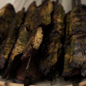 Barbecue Portobello Mushroom Shishlik