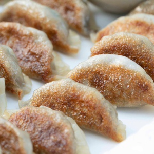 Cabbage, Tofu and Shiitake Dumplings