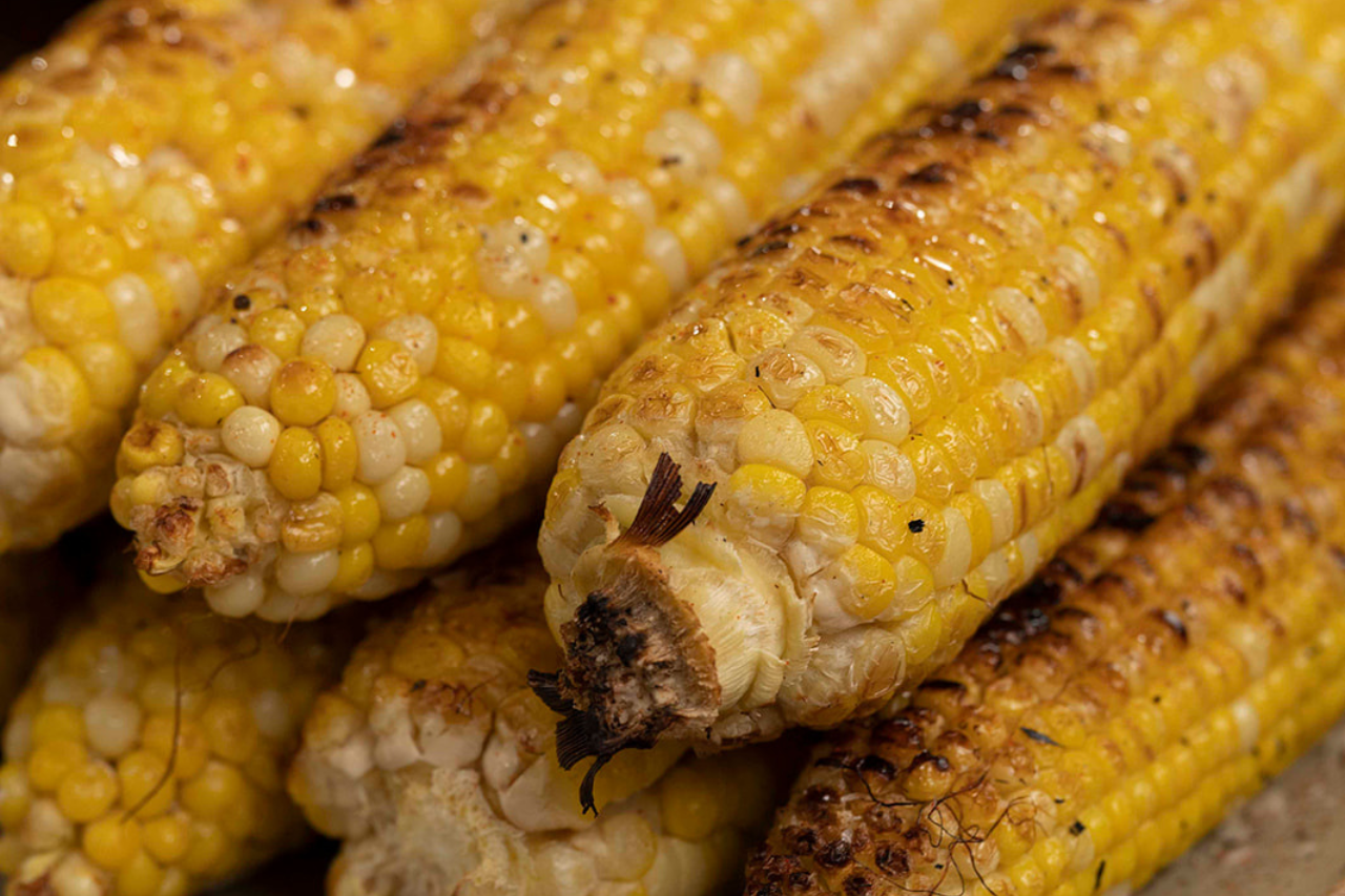 Grilled Corn With Smoked Olive Oil