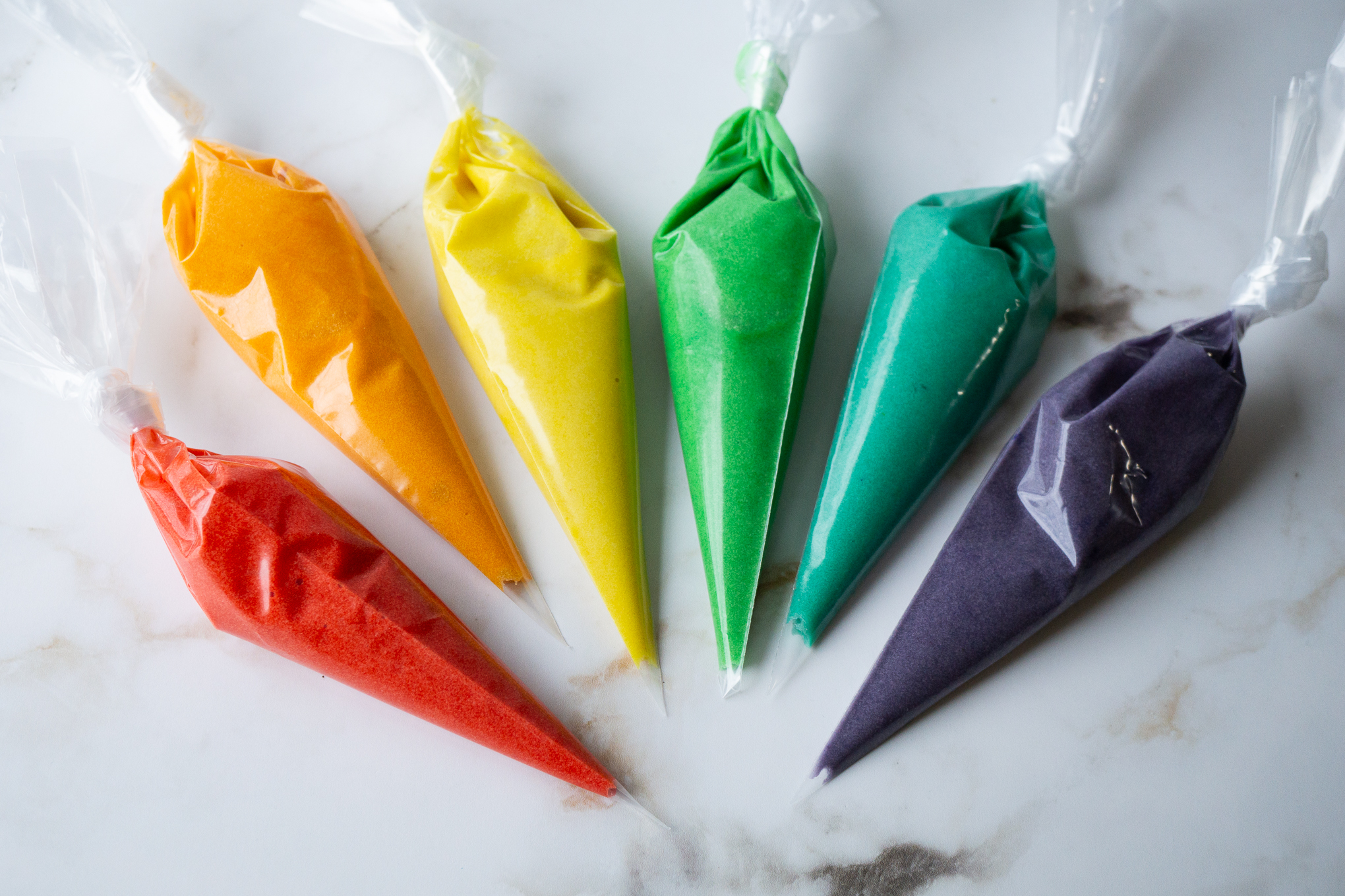 Coloured cake