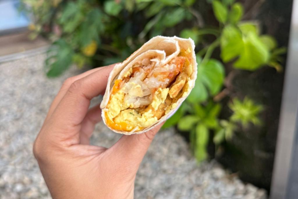 Breakfast box wrap