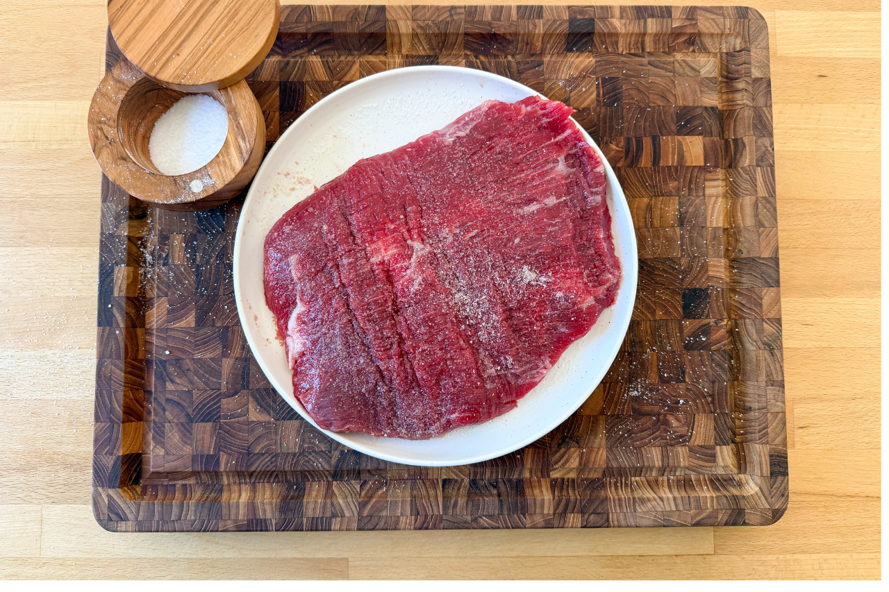 Seasoned flank steak
