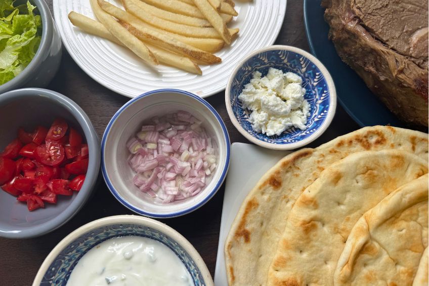 lamb leg gyro ingredients