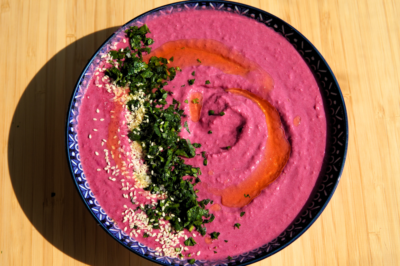 Red Beet Butter Bean Dip