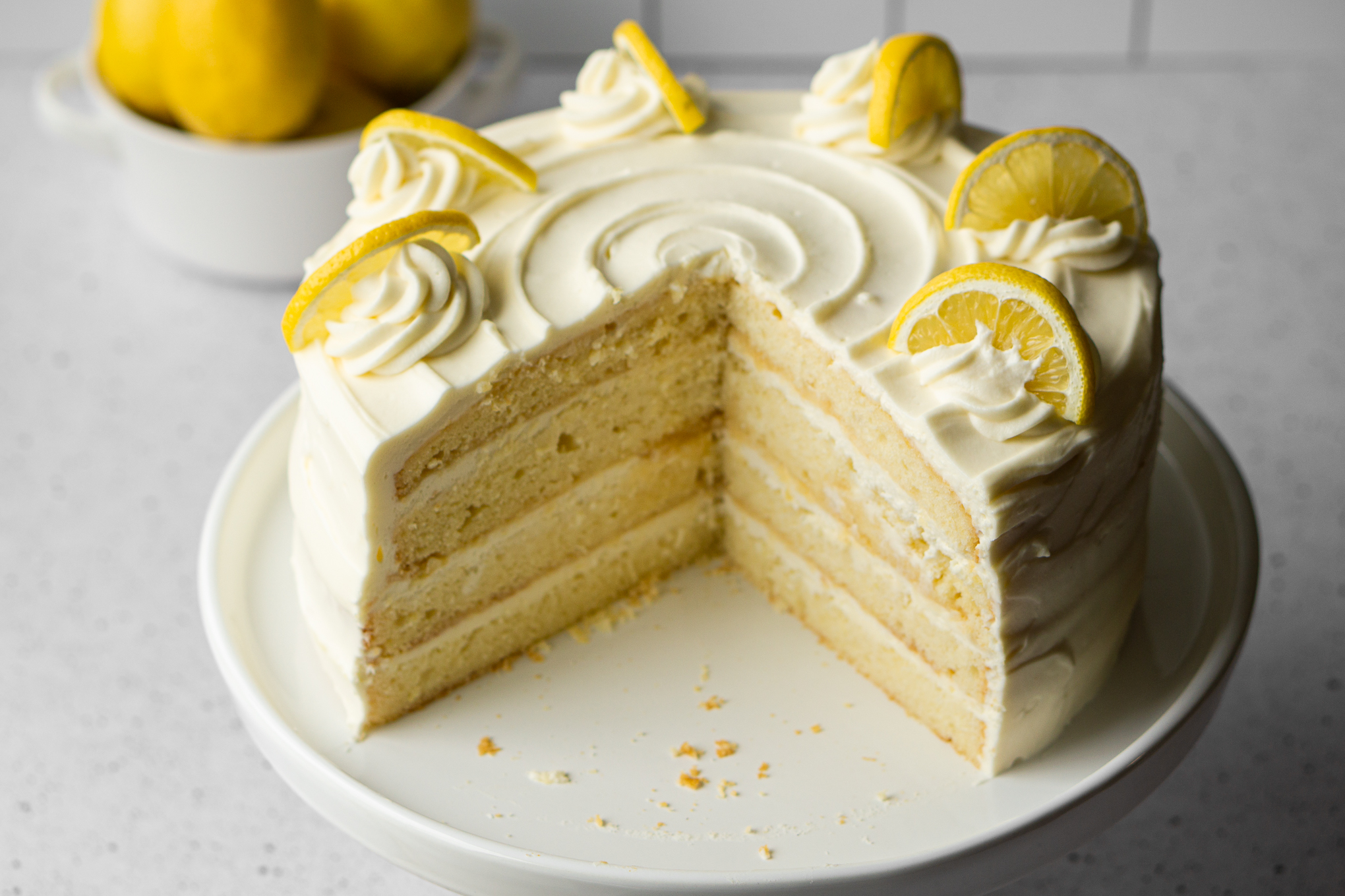 Lemon Chantilly Cake
