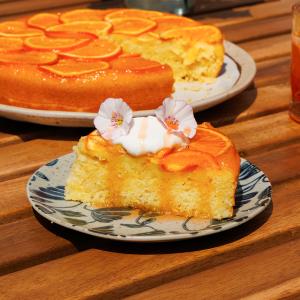 Aperol Spritz Orange Upside Down Cake