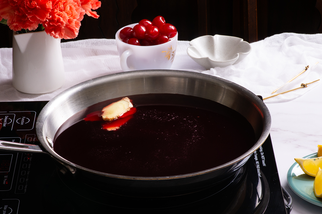 Homemade grenadine