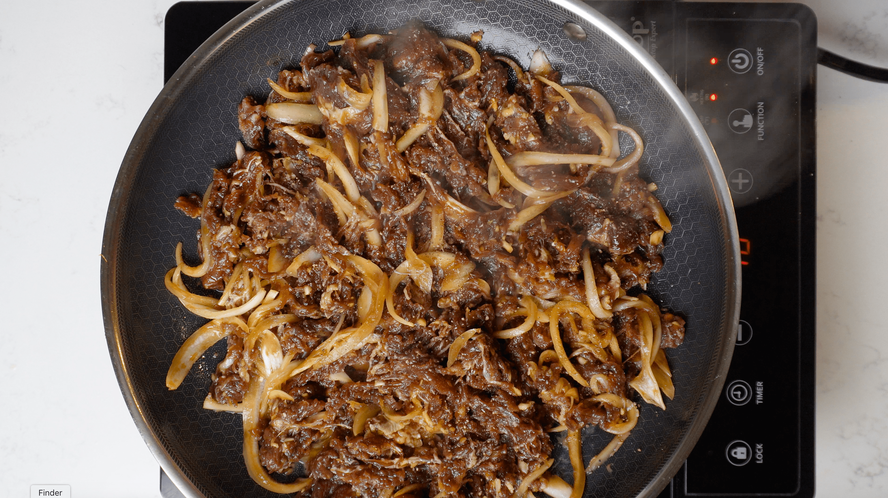 Beef cooking