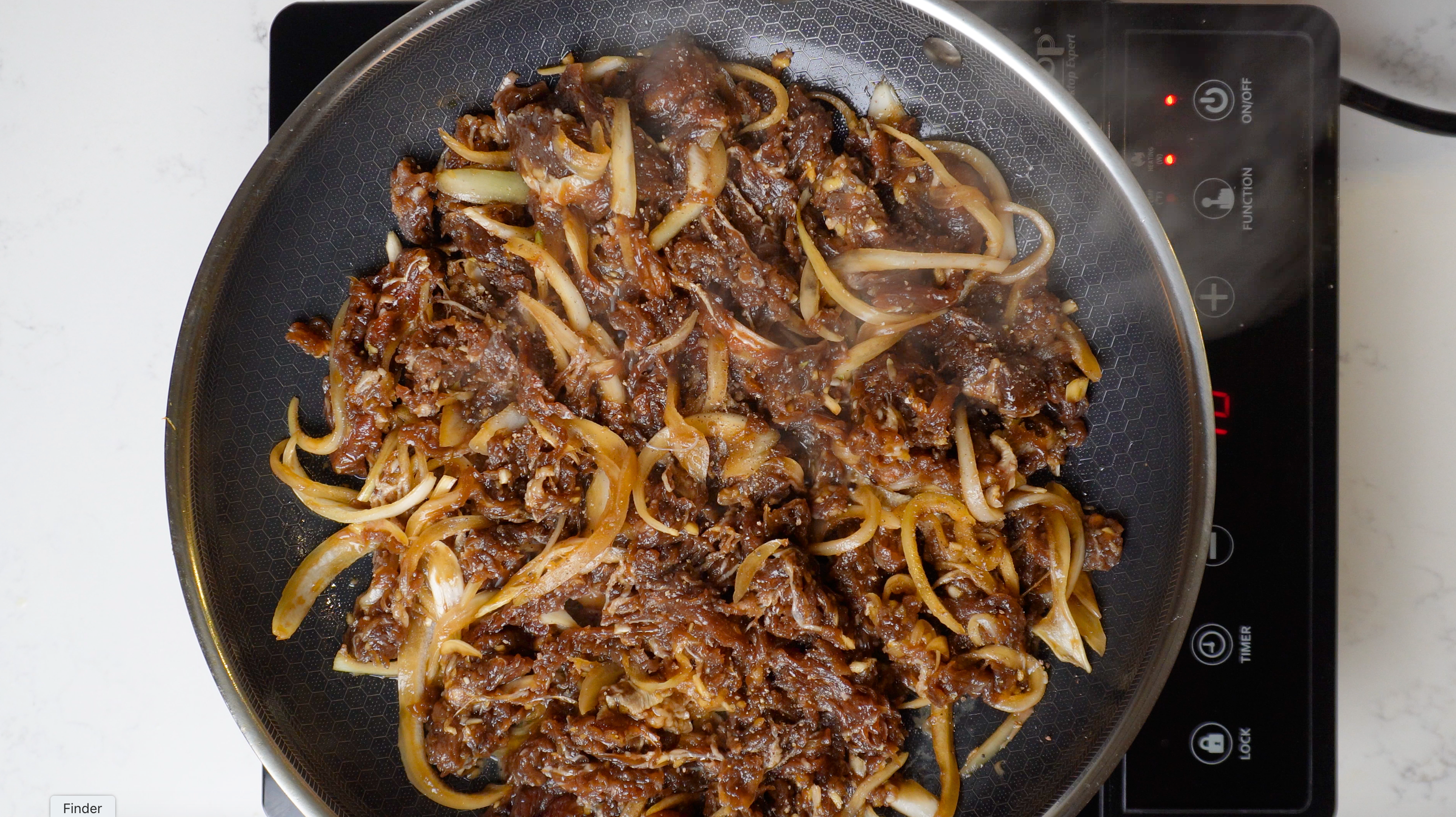 Beef cooking