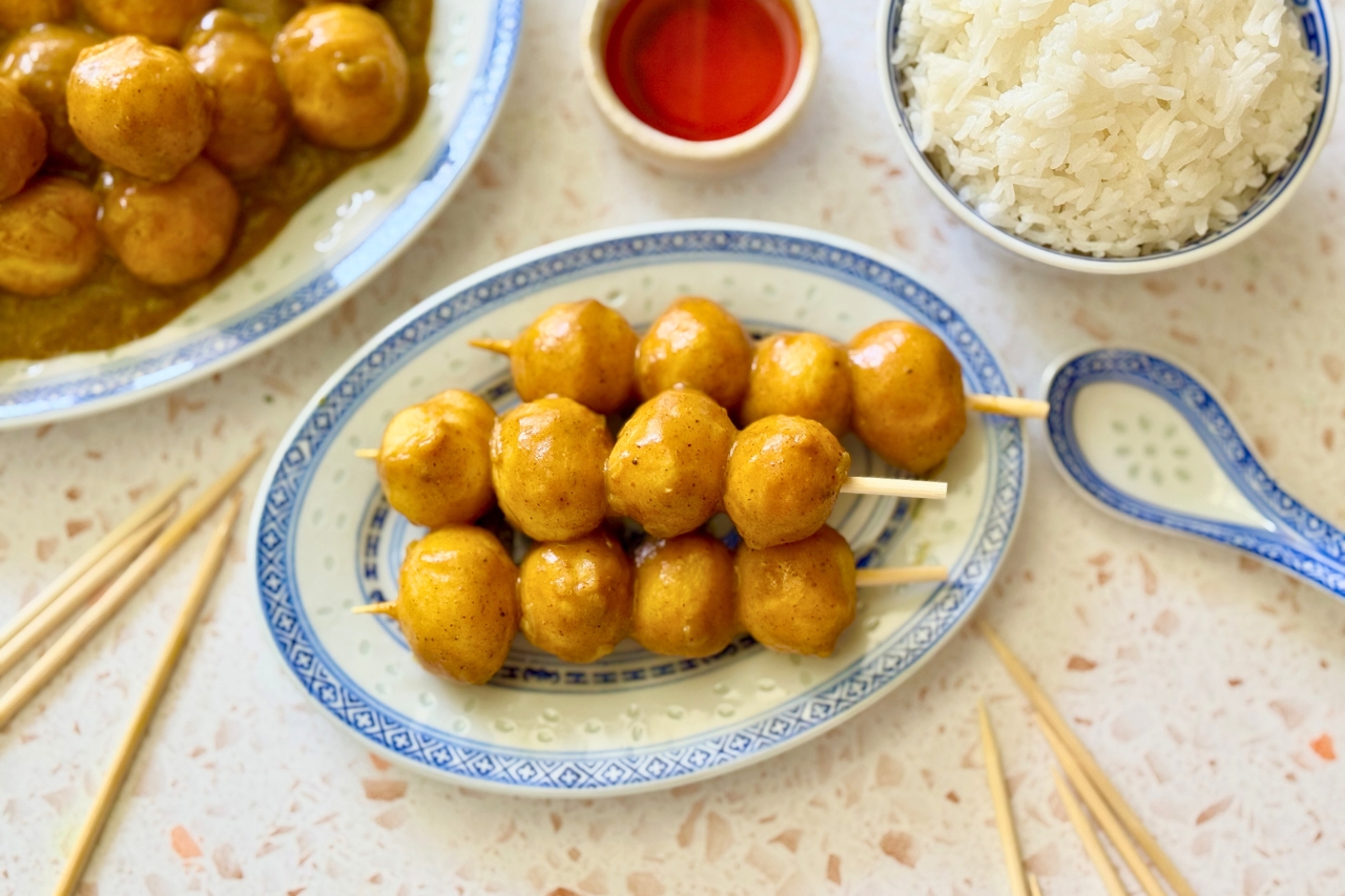 Hong Kong curry fish balls