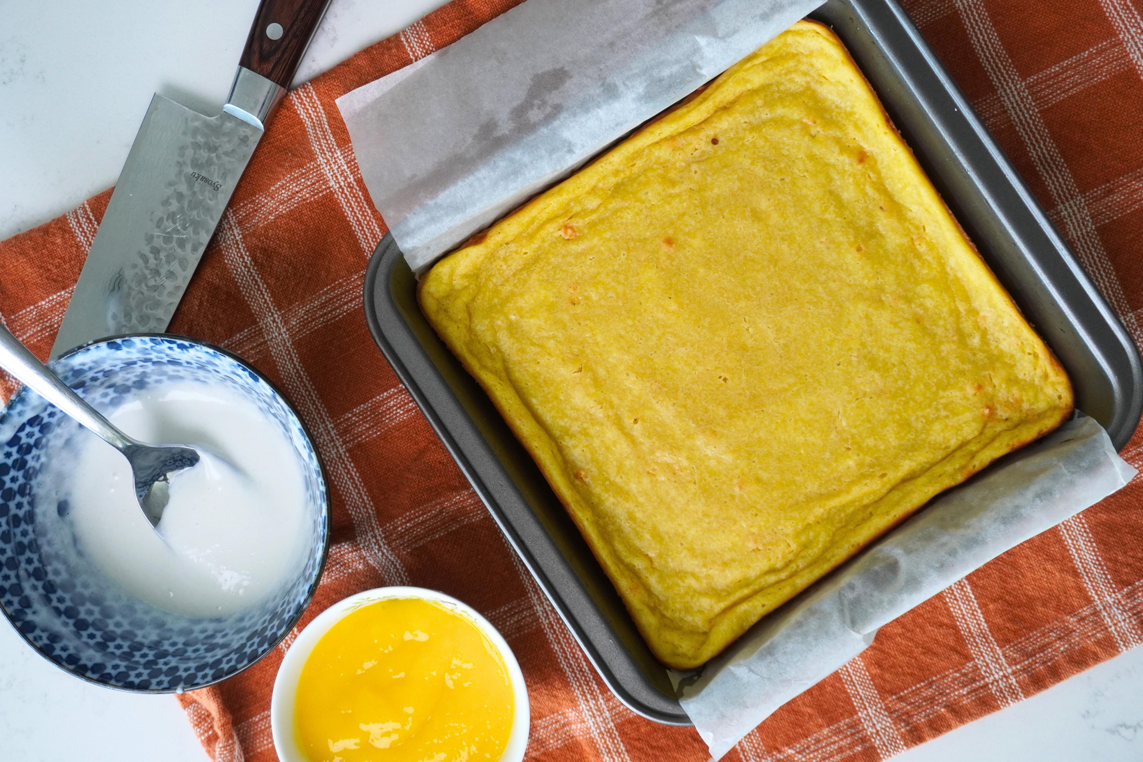 Mango Mochi Bars