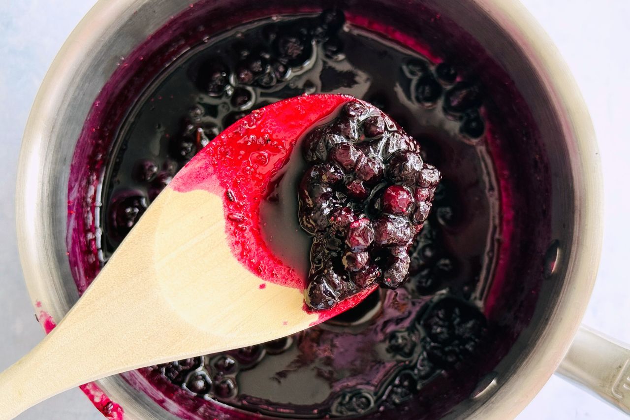 Lavender Blueberry Compote