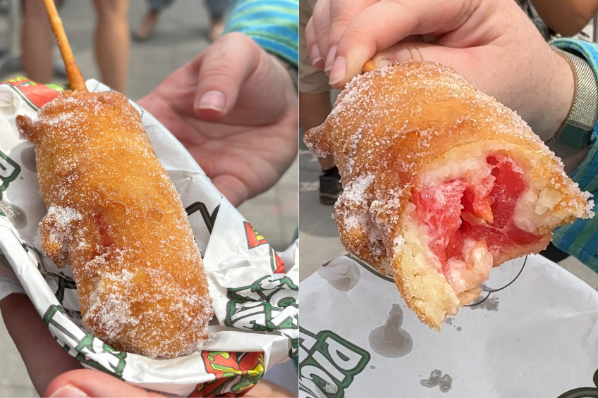 Deep-fried Frozen Watermelon